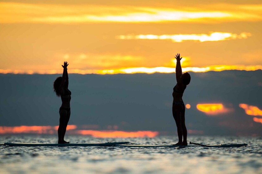 Picture 3 for Activity Pula: Stand-Up Paddleboard Yoga Classes at Morning & Sunset