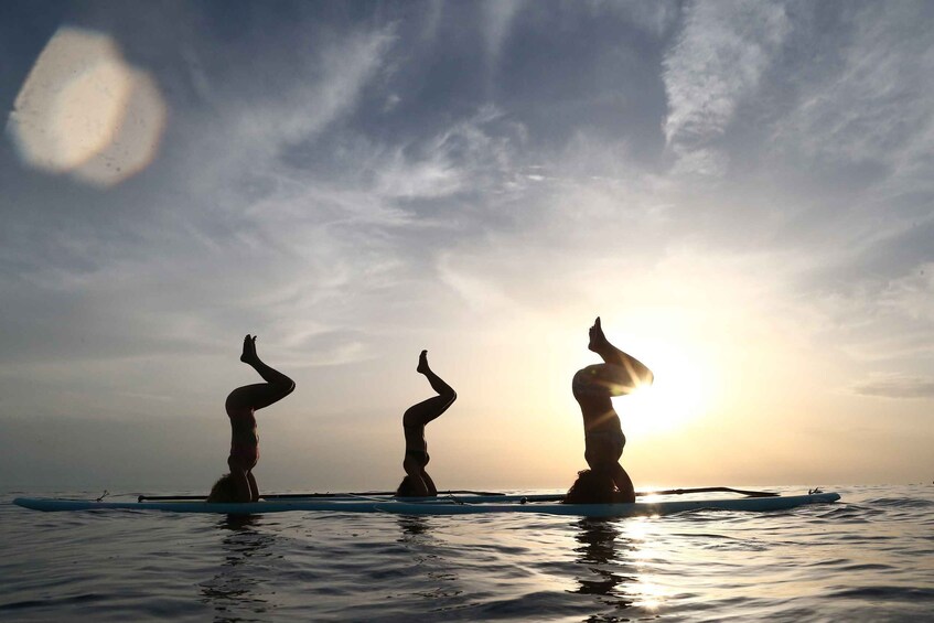 Picture 20 for Activity Pula: Stand-Up Paddleboard Yoga Classes at Morning & Sunset