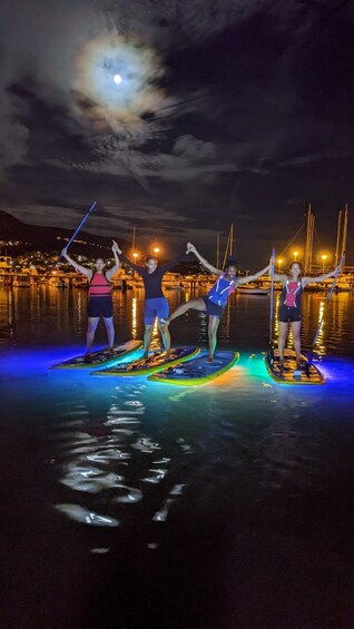 Picture 14 for Activity Split: Stand Up Paddleboard Night Glow Tour