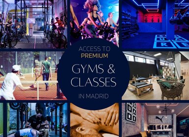 Madrid: Premium Fitness Pass with 1, 2, or 5 Visits