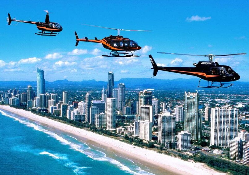 Picture 1 for Activity Gold Coast: Jet Boat Ride and Scenic Helicopter Tour