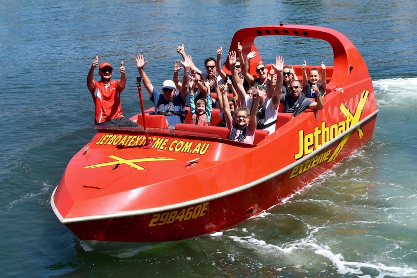 Picture 1 for Activity Gold Coast: Jet Boat Ride and Scenic Helicopter Tour