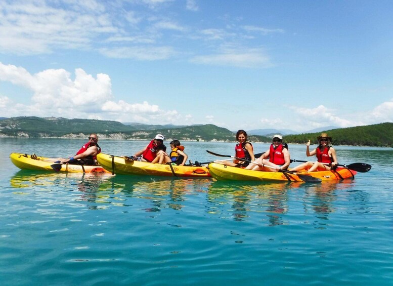 Picture 2 for Activity Ainsa: 3-Hour Guided Kayaking Tour on Lake Mediano