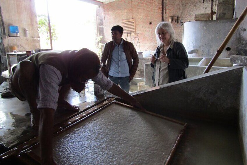 800 years old Handmade paper Manufacturing process 