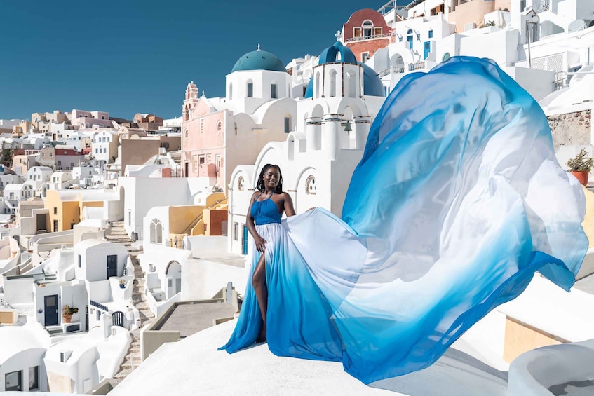 Picture 19 for Activity Santorini: Flying Dress Photoshoot