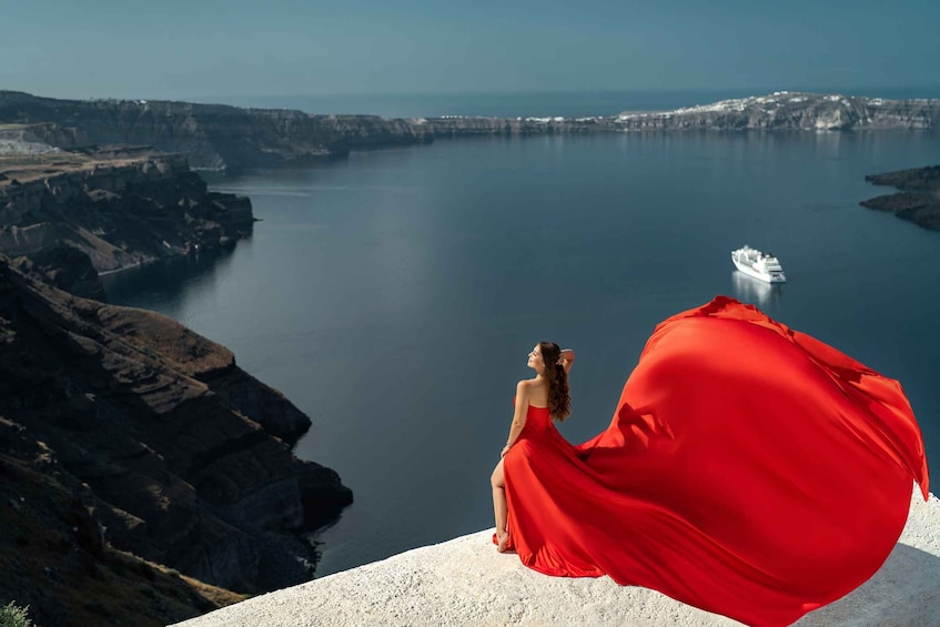 Picture 21 for Activity Santorini: Flying Dress Photoshoot