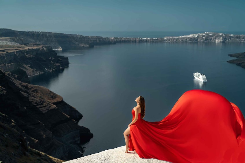 Picture 20 for Activity Santorini: Flying Dress Photoshoot