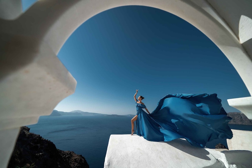 Picture 11 for Activity Santorini: Flying Dress Photoshoot