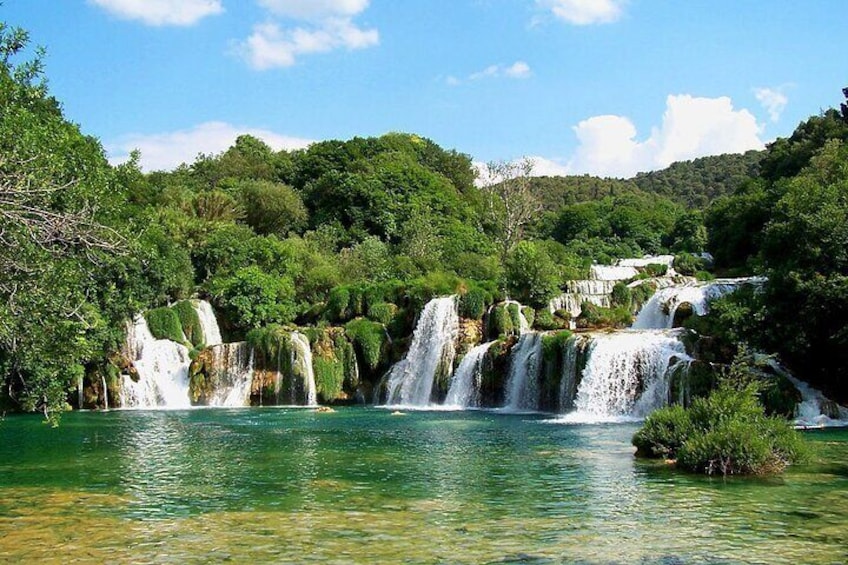 Day Trip National Park Krka Waterfalls and Klis Fortress 
