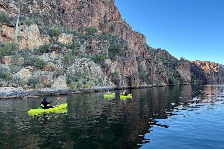 Kayaking Tour on Saguaro Lake