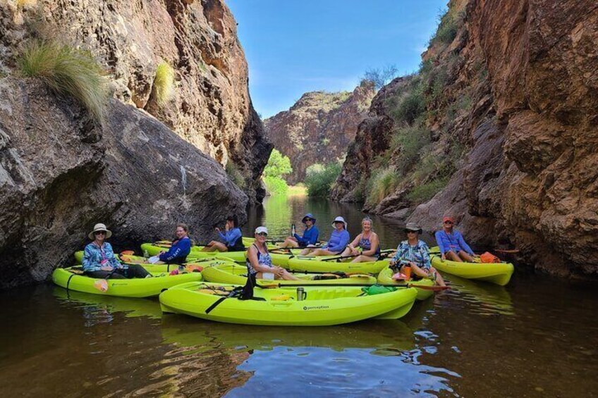 Kayaking Tour on Saguaro Lake