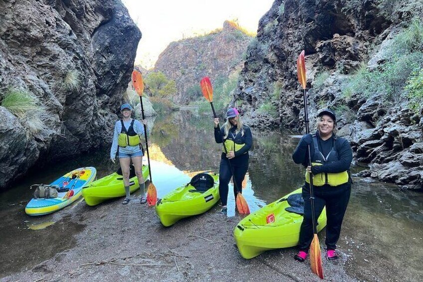 Kayaking Tour on Saguaro Lake