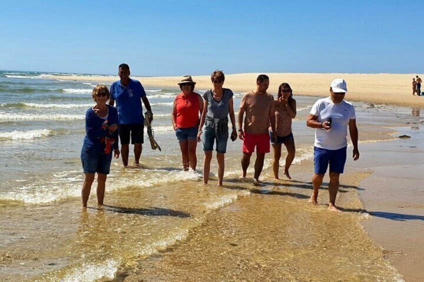 5-hour tour with 3 stops around the islands and beaches of Ria Formosa