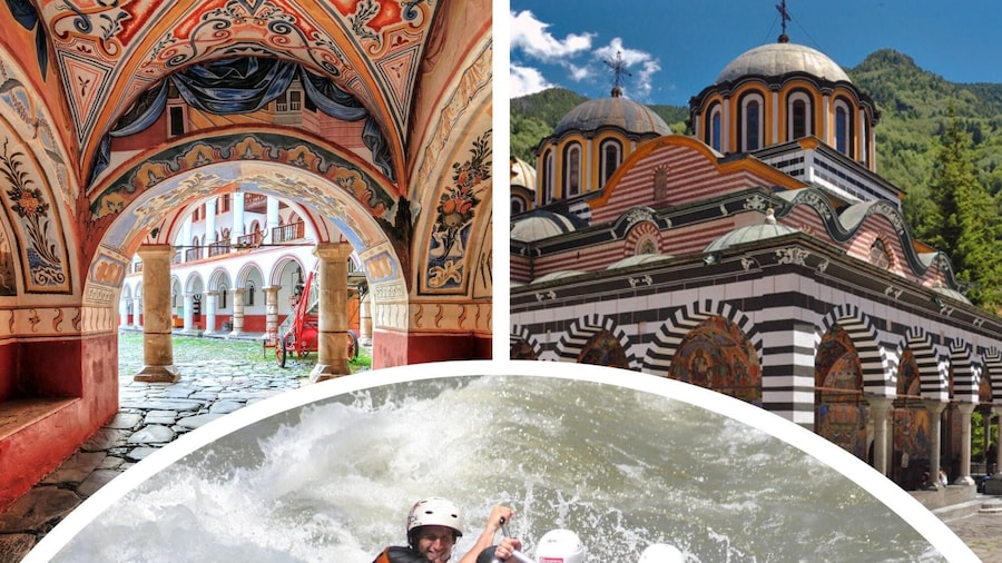 From Sofia: Struma River Rafting and Rila Monastery Visit