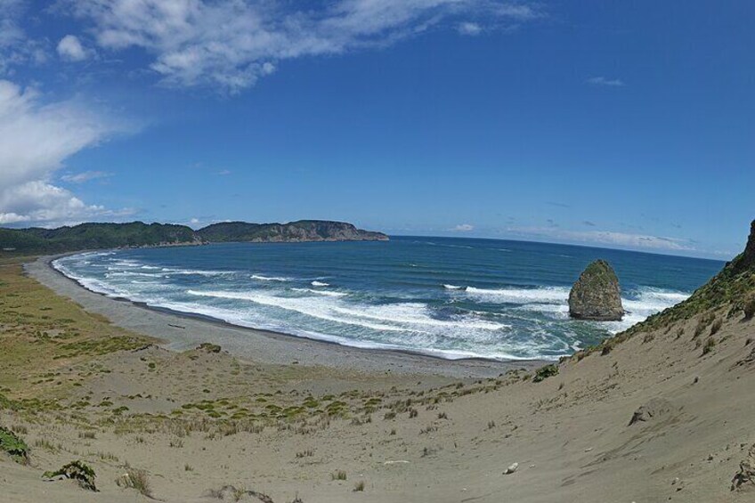 tricolor beach