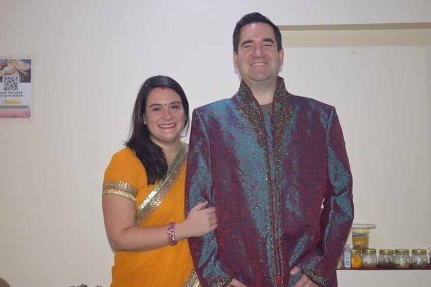 Cooking class with family in Jaipur
