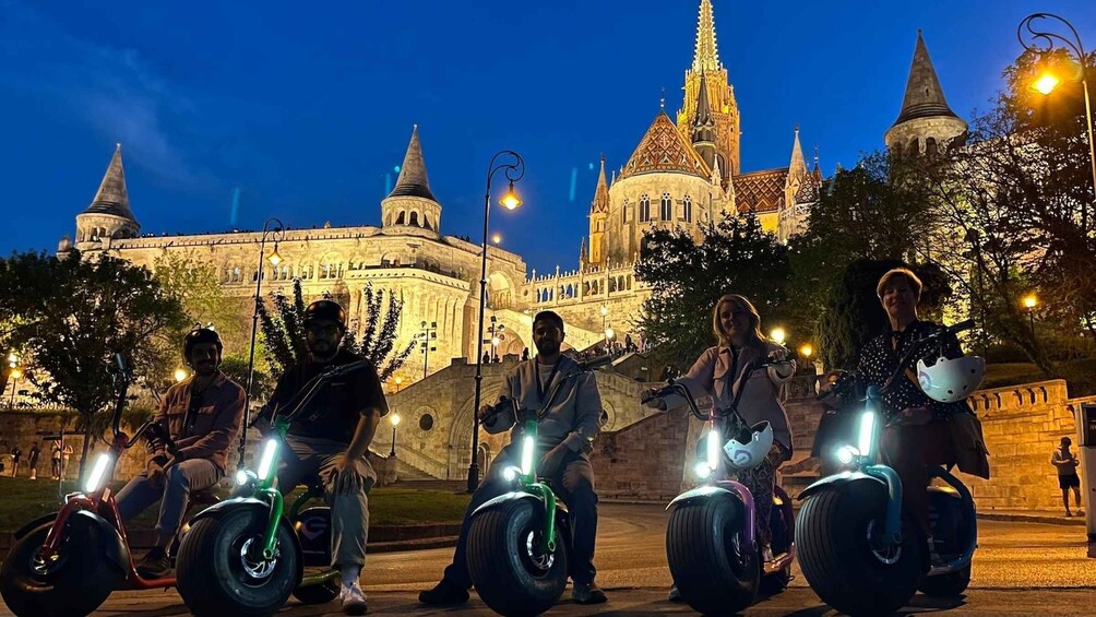 Budapest: Night Tour on MonsteRoller e-Scooter