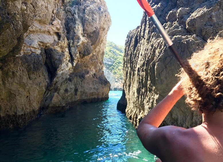 Picture 2 for Activity From Lisbon: Arrábida Natural Park Kayak Tour with Lunch