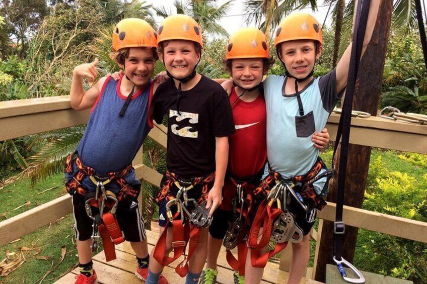 Jungle Zipline In Maui