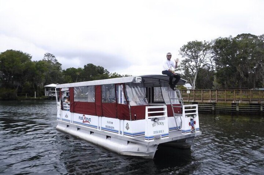 One of the tour boats we operate.