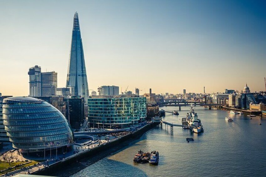 View from Tower Bridge