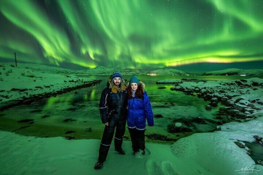 Sometimes Aurora Borealis gets very strong in Northern Norway