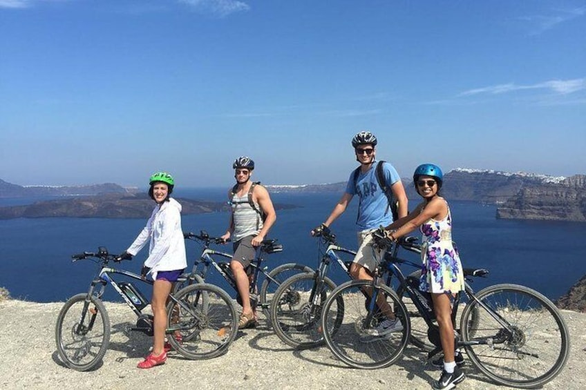 Santorini Tour on Electric Bike