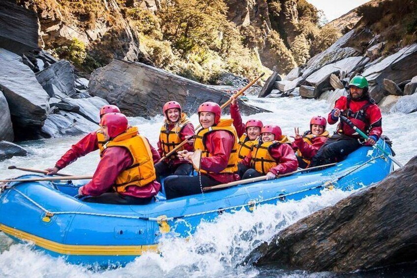 Rafting on the Shotover River