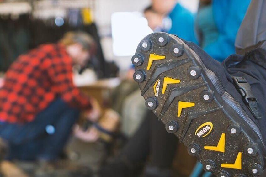 Glacier Boots Provided