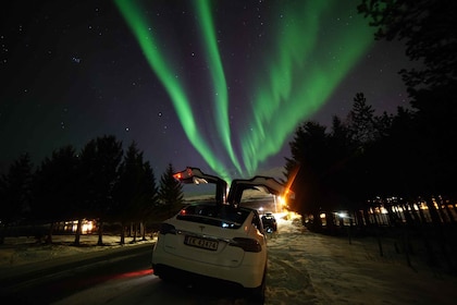 Tromsø: Northern Lights - Luxury TeslaX Electric Car