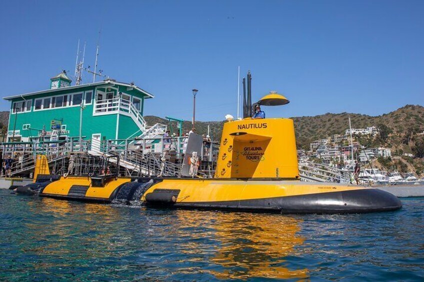 Yellow Semi-Submarine Tour of Catalina Island From Avalon