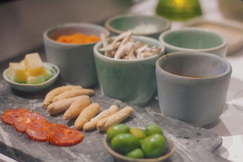 Taste of Spain Tapas 3-Hour Cooking Class with Bottomless Wine Pairing!
