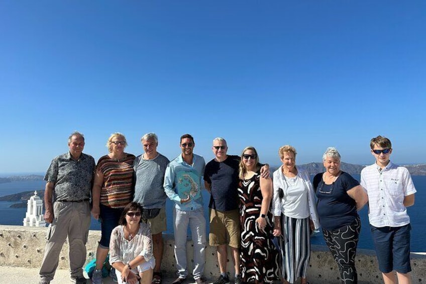 Santorini's Panoramic Blue Shade Tour