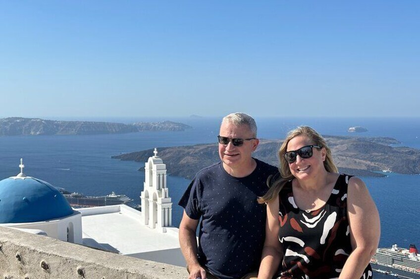  Santorini Panoramic Blue Shade Tour-Firostefani, Imerovigli, Oia