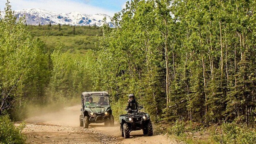 Ride an ATV through the Alaskan wilderness!