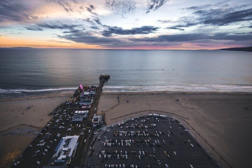 Private Helicopter Tour of Beaches & Downtown Los Angeles from Long Beach
