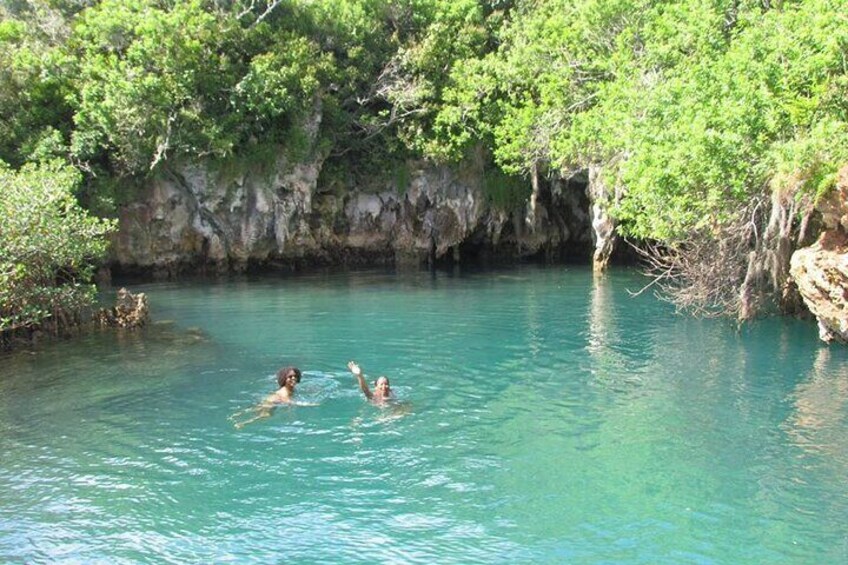 Swim in the Blue Hole