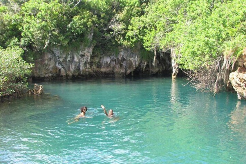 Swim in the Blue Hole