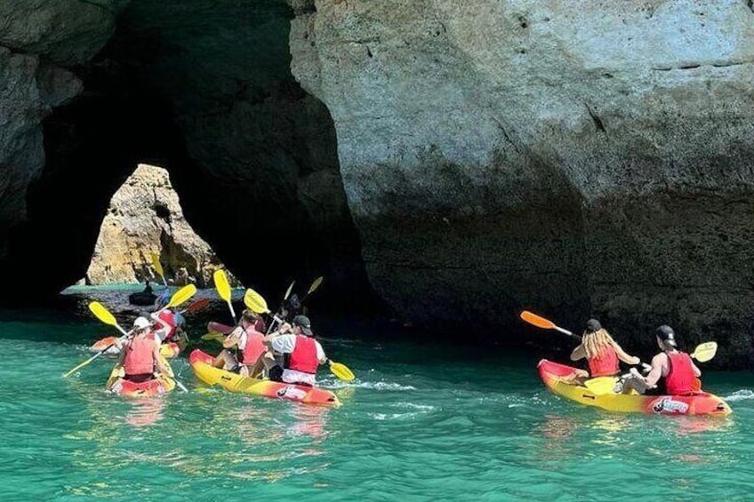 Benagil Kayak Tour On Board a Fantastic Catamaran