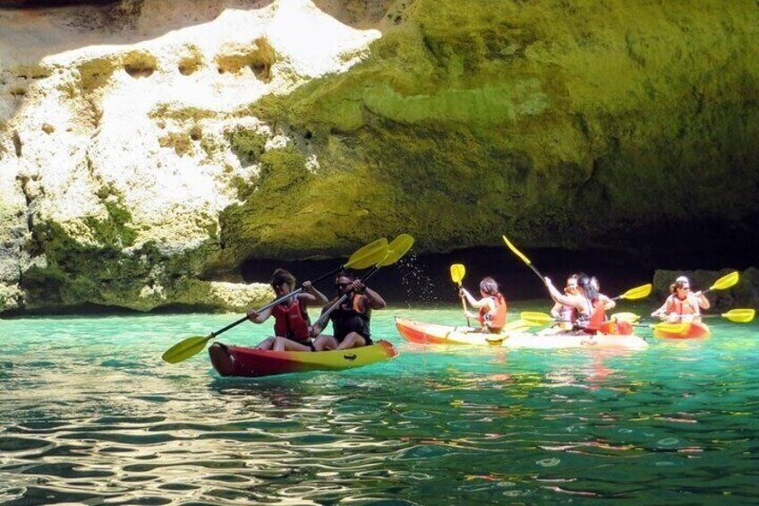 Benagil Kayak Tour On Board a Fantastic Catamaran 