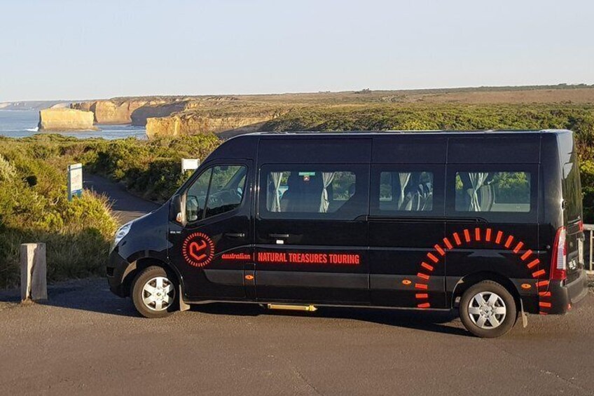 Maximum 8 Guests travel in 12 seat mini buses.