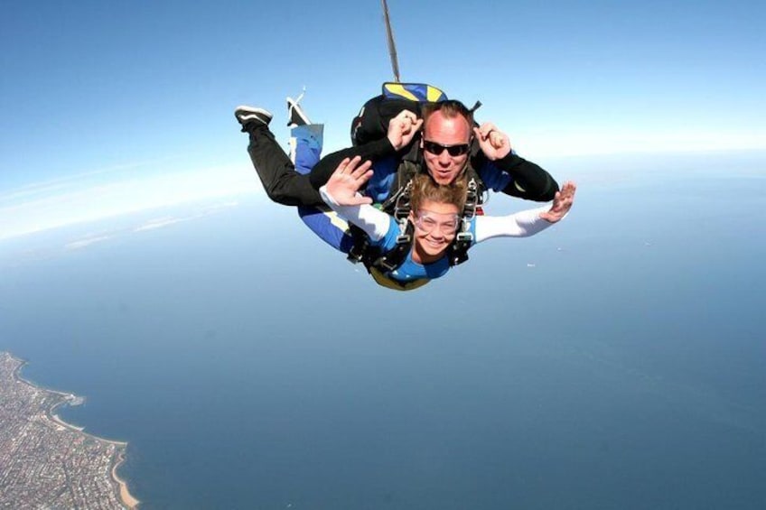 Melbourne Tandem Skydive 14,000ft With Beach Landing