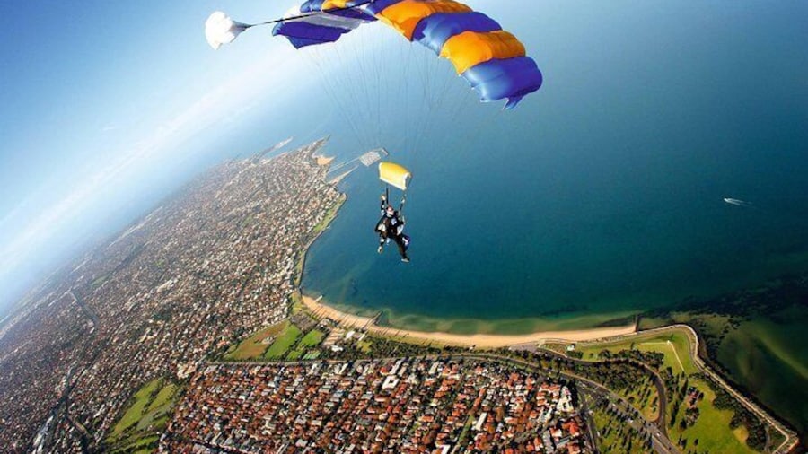 Skydive Melbourne - canopy views