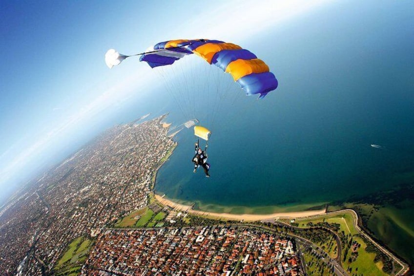 Skydive Melbourne - canopy views