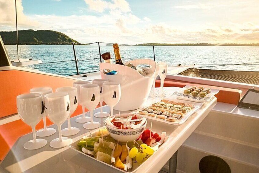 Snacks and drinks