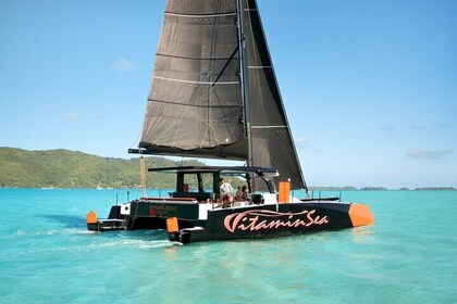 LUXURY Private Catamaran : BORA BORA Half Day Sailing, Snorkeling