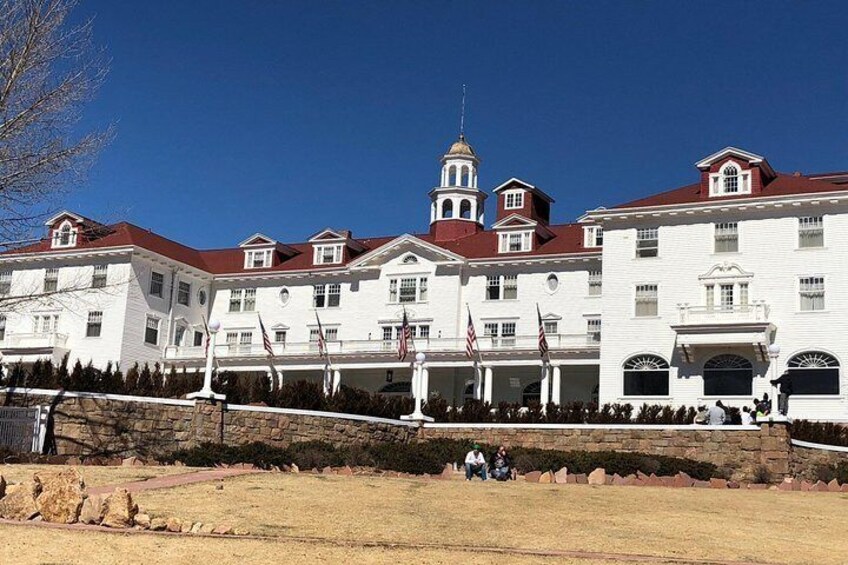 The famous Stanley Hotel where Stephen King was inspired to write the Shining. 