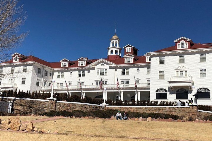 The famous Stanley Hotel where Stephen King was inspired to write the Shining.