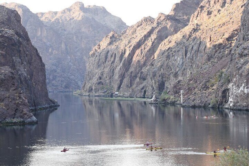 Overlooking the Hoover Dam Launch into the Black Canyon of the Colorado River.