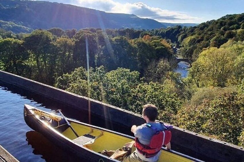 Canoe Aqueduct tours Llangollen